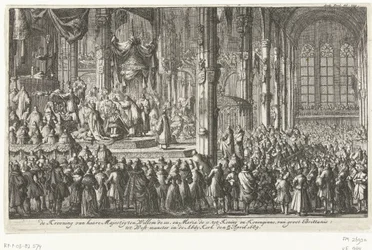 Couronnement de Guillaume III, 1689