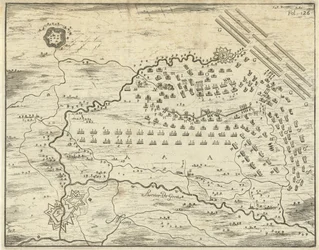 Plan de la bataille de Landen