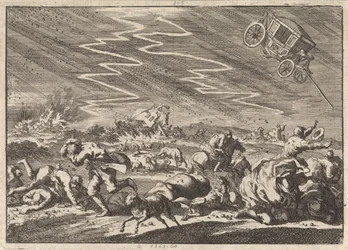 Fort orage à Donsenhausen en Thuringe, 1674