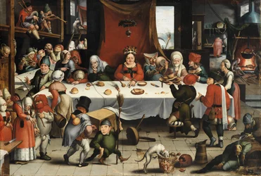 Festin burlesque, vers 1550
