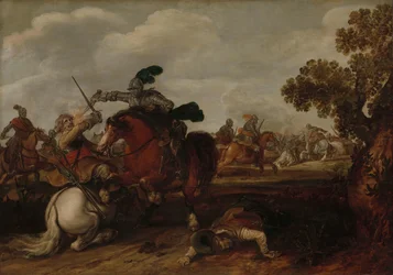 Une charge de cavalerie