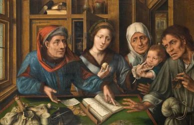Le bureau des percepteurs de loyer, 1514