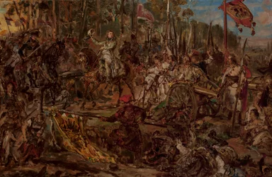 Kościuszko à Racławice, esquisse