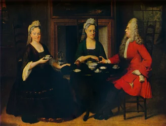 Scène de conversation