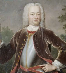 Néerlandais : Gustaaf Willem baron van Imhoff (1705-50). Gouverneur général (1743-50) Portrait de Gustaaf Willem, baron van Imhoff, gouverneur général de la Compagnie néerlandaise des Indes orientales.