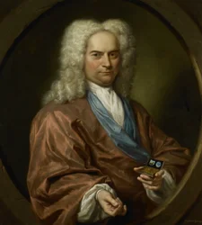 Portrait de David Leeuw (1682-1755), drapier mennonite
