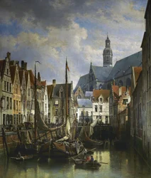 Vue de la Koolvliet à Anvers