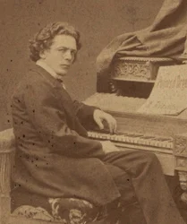 Portrait du compositeur Anton Rubinstein 1829-1894, vers 1860-1870