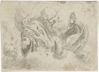 Dieu le Père avec la colombe du Saint-Esprit