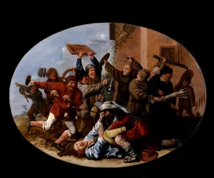 Bataille entre le carnaval et le carême