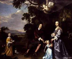 Pieter van der Graaff, sa femme et ses filles