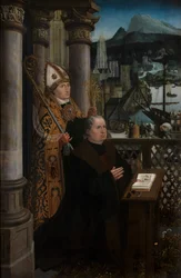 Donateur avec Saint Nicolas et l