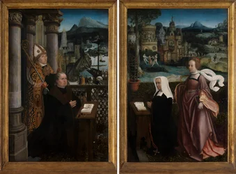 Donateur avec Saint Nicolas et l