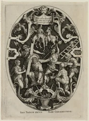 Portage de la croix, extrait de La Passion du Christ