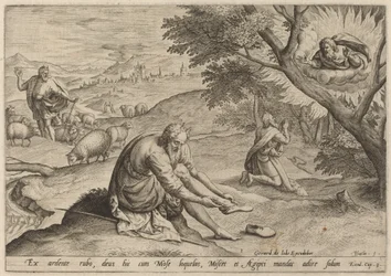 Dieu apparaissant à Moïse