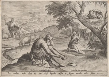 Dieu apparaissant à Moïse