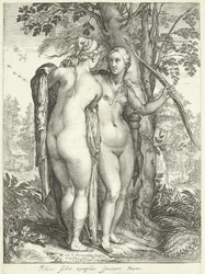 Diane et une nymphe près d