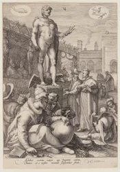 Jupiter préside aux arts libéraux, extrait de Sept dieux planétaires