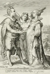 Mariage pour le Plaisir, Planche 1 de La Trilogie du Mariage, vers 1594