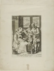 Matin, planche une de Quatre moments de la journée