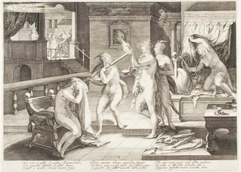 Planche trois, des Cinq Vierges sages et des Cinq Vierges folles