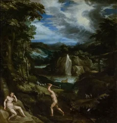 Adam et Ève après le péché, vers 1586-89