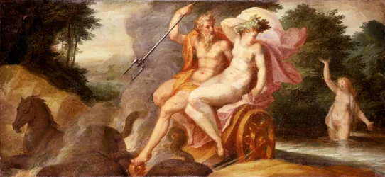 Enlèvement de Proserpine (Ratto di Proserpina), par Jan Soens aussi connu sous le nom de Flamand, fin du XVIe siècle