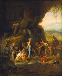 Moïse frappant le rocher