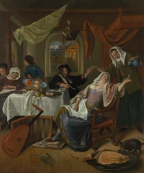 Le ménage dissolu, vers 1663-64