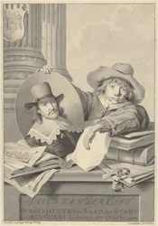 Portrait de Jacob van der Ulft, tenu par un garçon