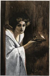 Illustration par Jan Styka pour le roman "Quo Vadis" de Henryk Sienkiewicz