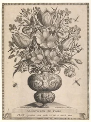 Bouquet de fleurs dans un vase