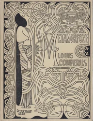 Conception de couverture Metamorfoze par Louis Couperus, 1897