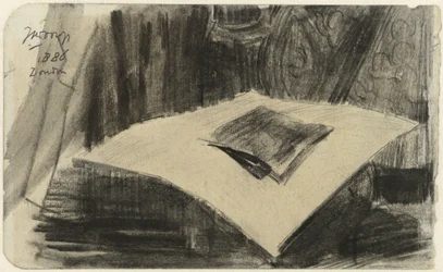 Gravure sur un fond sombre