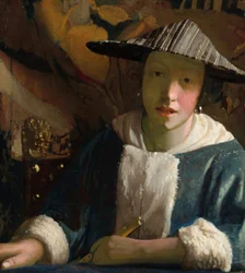 Fille avec une flûte, probablement 1665-1675