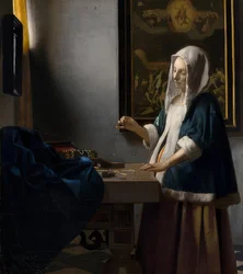Femme à la balance. Vers 1664