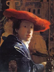 Fille au Chapeau Rouge, vers 1665