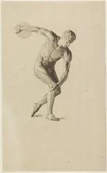 Modèle en plâtre du Discobole