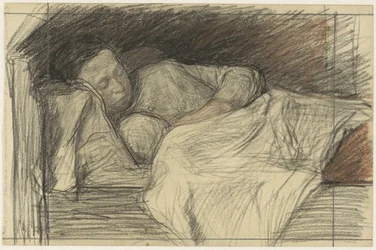 Mère au lit avec enfant