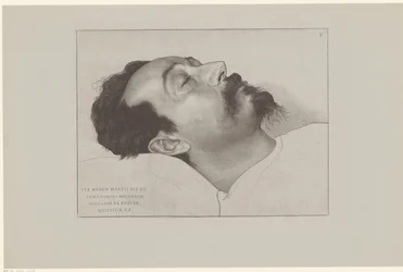 Nicolaas de Roever sur son lit de mort