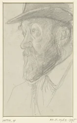 Portrait du sculpteur Lambertus Zijl