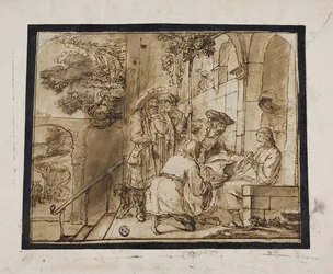 Les frères de Joseph montrant son manteau à Jacob, années 1640