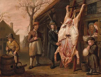 Le porc abattu