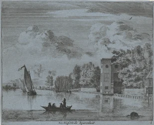 Vue de la ferme Sparenhout à Haarlem