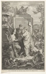 Représentation allégorique de la fondation d
