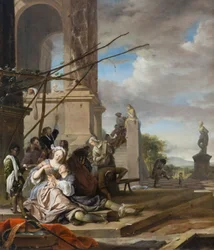 Une cour italienne, vers 1660-65