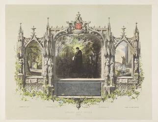 Plaque commémorative pour Laurens Coster lors des festivités autour de l