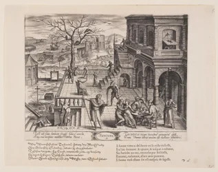 Tuscana, extrait de Theatrum Vitae Humanae (Les âges de l