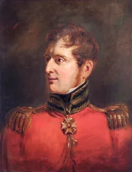 Portrait du maréchal Lord Fitzroy James Henry Somerset, soldat britannique, 1821