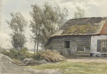 Ferme paysanne avec grange